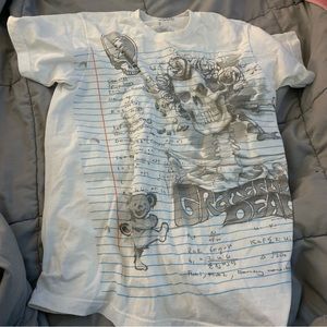 Liquid blue Grateful Dead note book tee